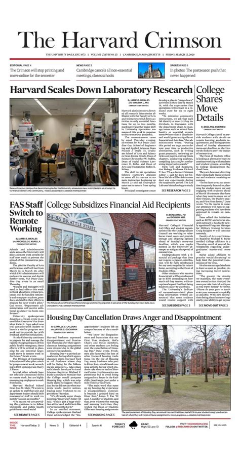 News The Harvard Crimson