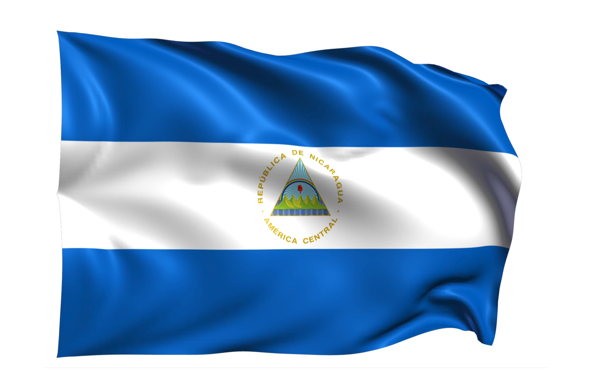 Nicaragua Waving Flag Realistic Transparent Background 15309546 Png Nicaragua Waving Flag Realistic Transparent Background 15309546 Png