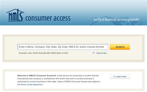 A Beginner's Guide to NMLS Consumer Access