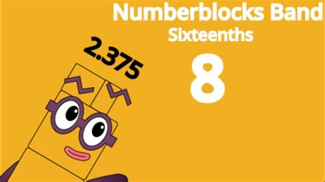 Numberblocks Band Sixteenths 8 Now On Scratch Youtube Numberblocks Band Sixteenths 8 Now On Scratch Youtube