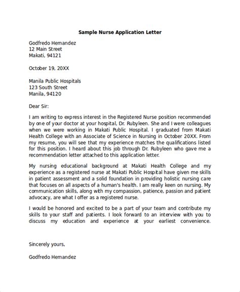 Tips for Writing a Successful Nurse Application Letter