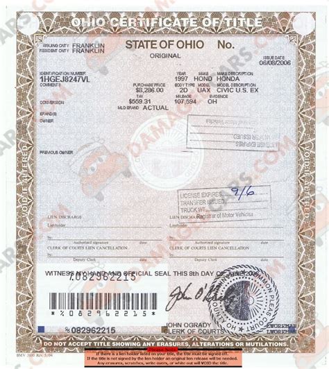 Ohio Motor Car Title How To Transfer A Vehicle Rebuilt Or Lost Titles Ohio Motor Car Title How To Transfer A Vehicle Rebuilt Or Lost Titles