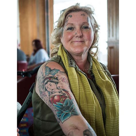 Old Woman With Tattoos