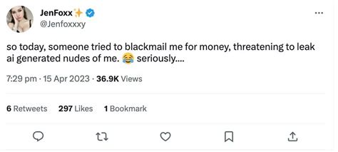 Onlyfans Streamer Blackmailed By Someone Threatening To Leak Ai Nude Onlyfans Streamer Blackmailed By Someone Threatening To Leak Ai Nude