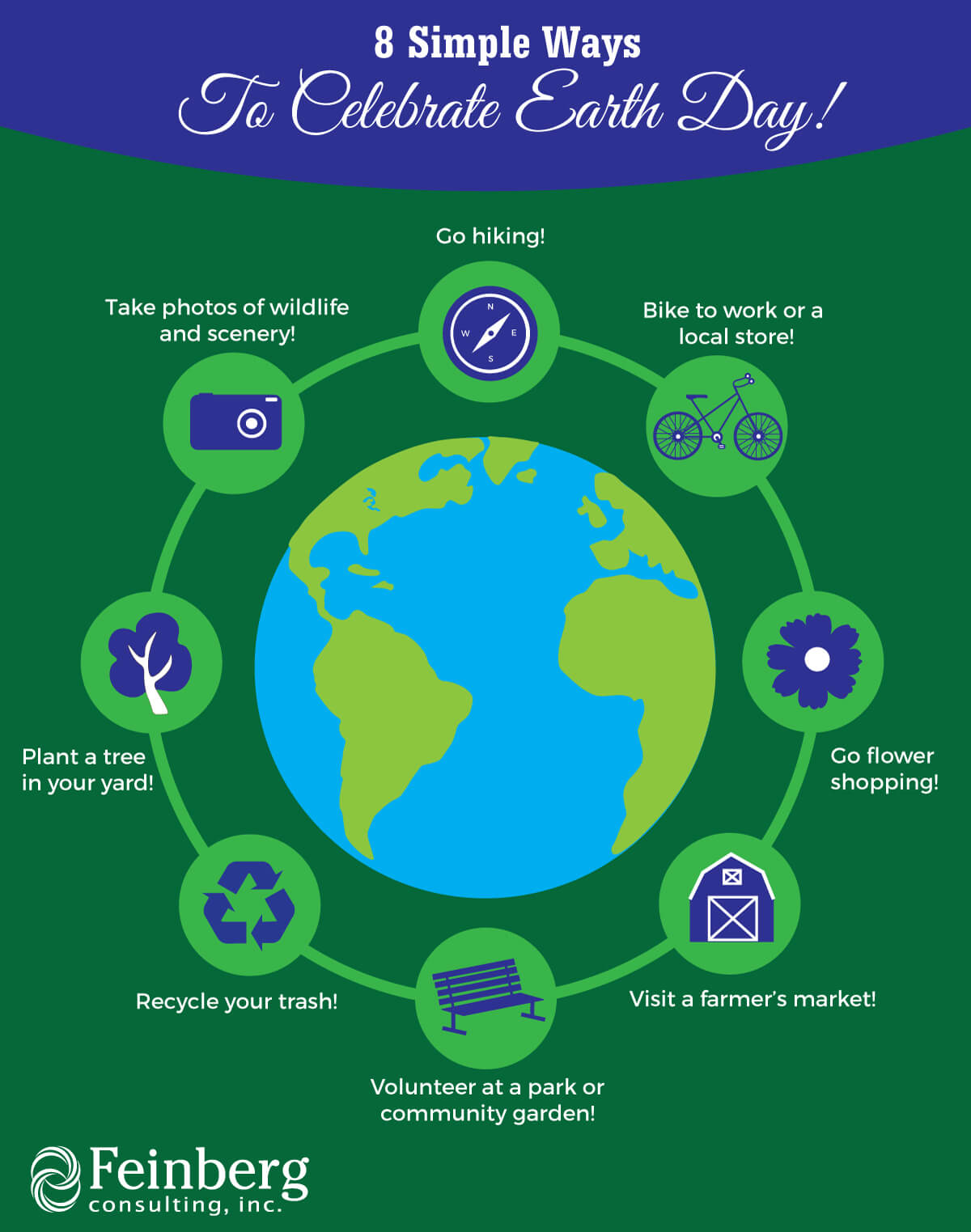 Our 8 Simple Ways To Celebrate Earth Day Feinberg Consulting Our 8 Simple Ways To Celebrate Earth Day Feinberg Consulting