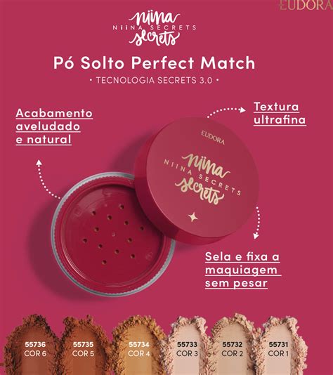 P Solto Cor 1 Niina Secrets Perfect Match 12G Eudora P Solto Cor 1 Niina Secrets Perfect Match 12G Eudora