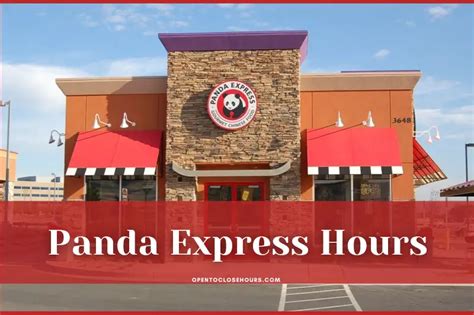 Panda Express Hours: When's Lunch?