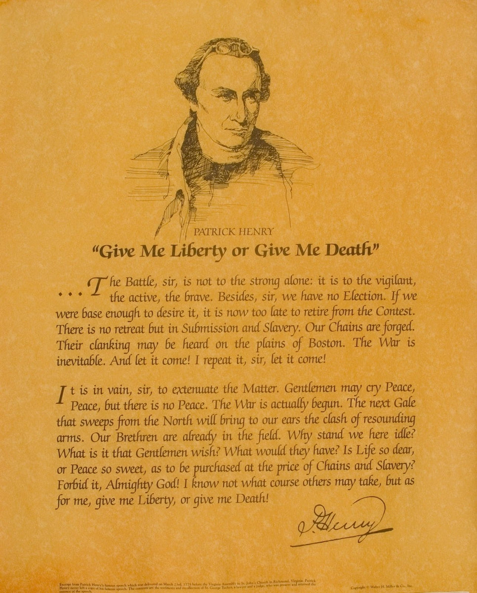 Patrick Henry's Famous Plea: Give Me Liberty