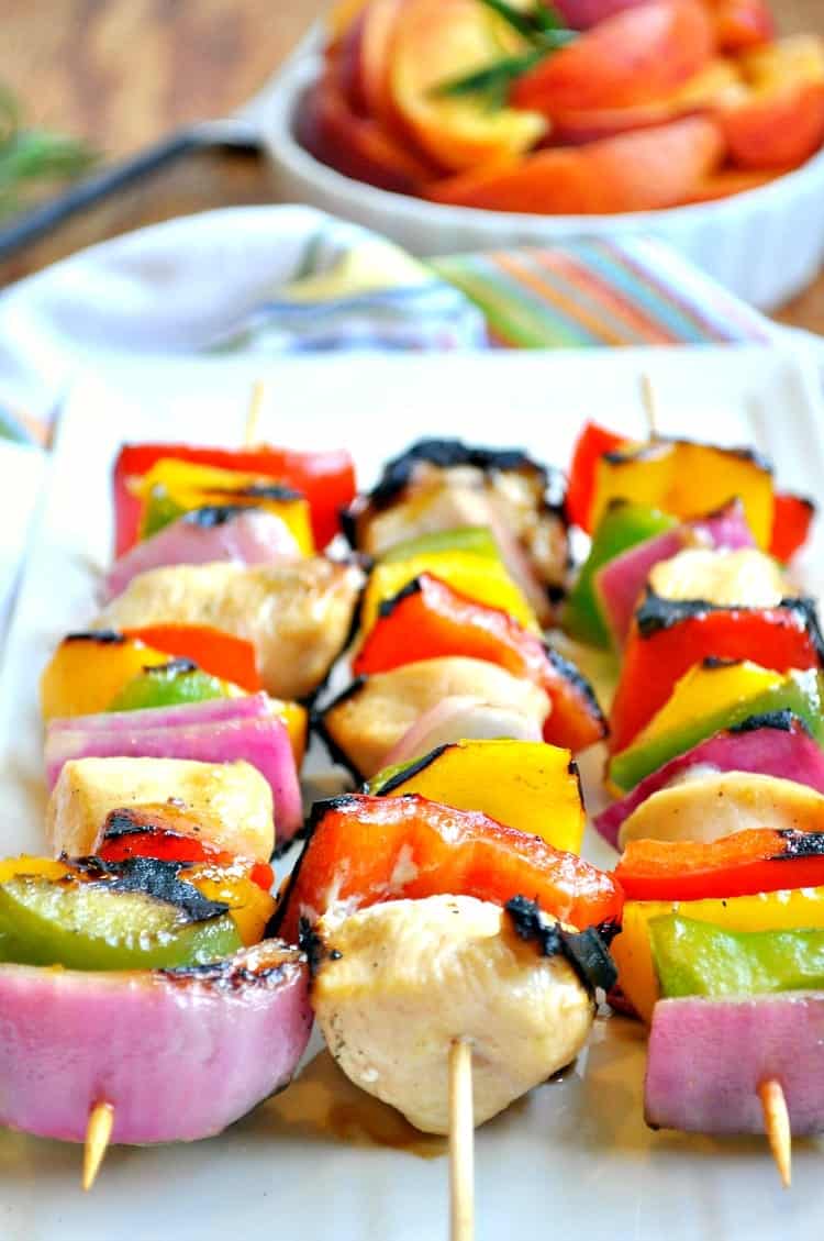 Peach Glazed Chicken Kabobs The Seasoned Mom Recipe Skewer Recipes Kabob Recipes Beef Kabobs Peach Glazed Chicken Kabobs The Seasoned Mom Recipe Skewer Recipes Kabob Recipes Beef Kabobs