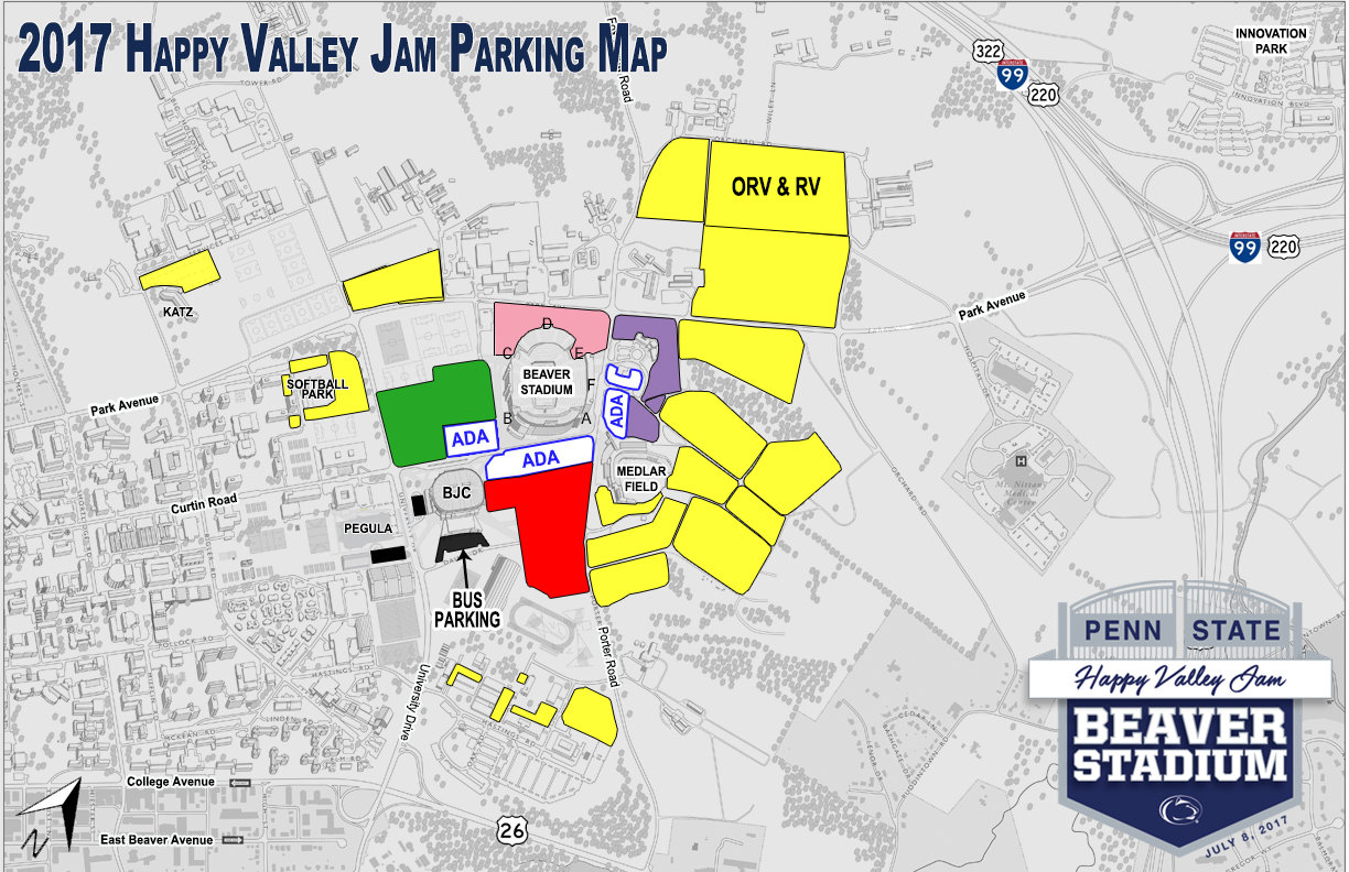 Get Your Penn State Football Parking Pass