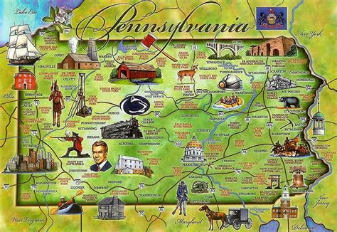 Pennsylvania Map Tourist Attractions Pennsylvania Map Tourist Pennsylvania Map Tourist Attractions Pennsylvania Map Tourist