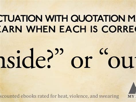 A Period's Power: Unlocking Secrets Inside Quotation Marks