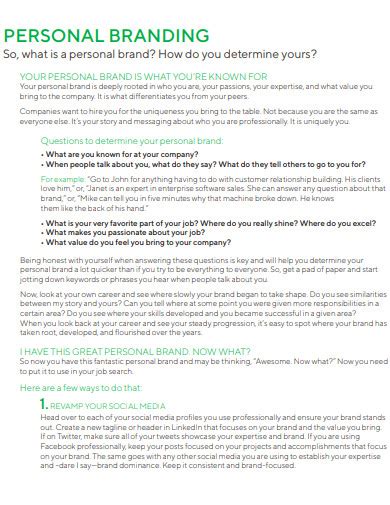 Personal Brand Statement Examples Best Professionally Designed Templates Personal Brand Statement Examples Best Professionally Designed Templates