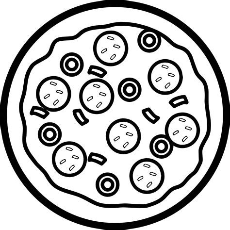 Dibujos de pizza para colorear: ¡divertidos y sabrosos!