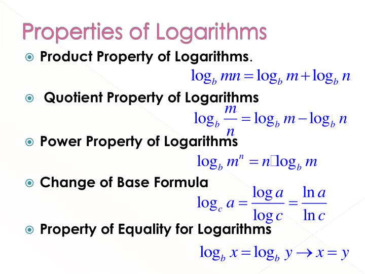 Ppt Mastering Logarithms Properties Evaluations And Solving Ppt Mastering Logarithms Properties Evaluations And Solving