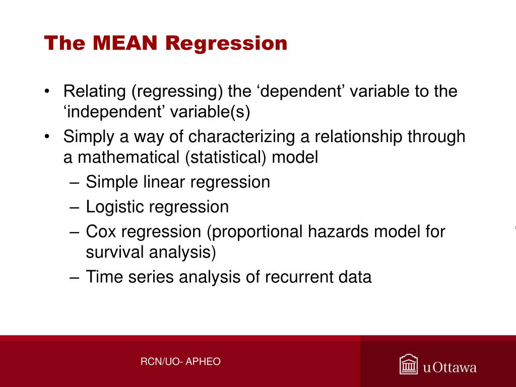 Ppt The Mean Regression Or Regression To The Mean Powerpoint Ppt The Mean Regression Or Regression To The Mean Powerpoint