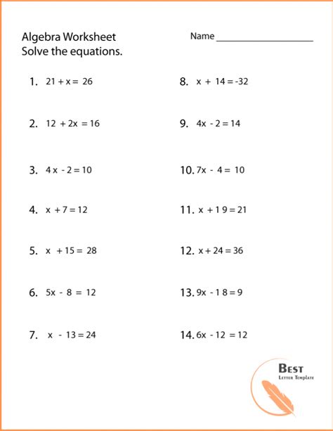 Prealgebra Math Worksheets Prealgebra Math Worksheets