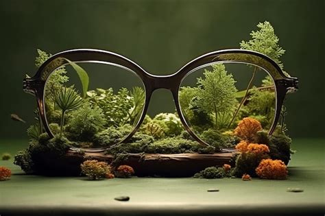 Premium Photo Unveiling The Beauty Of Nature Through Glasses Premium Photo Unveiling The Beauty Of Nature Through Glasses