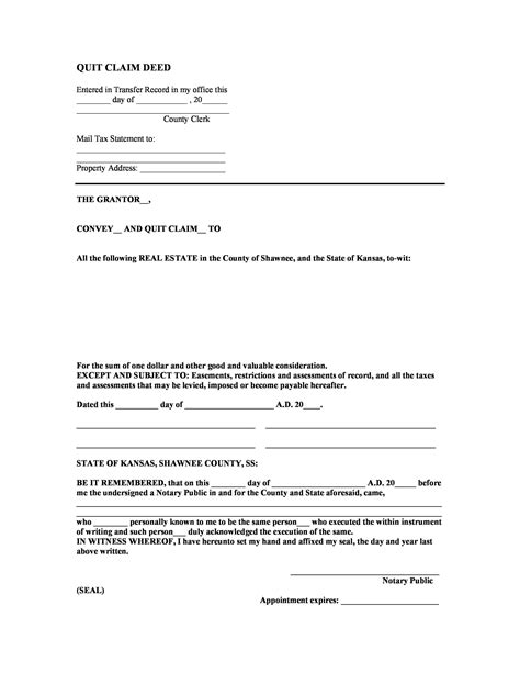 Quitclaim Deed Forms Quitclaim Deed Forms