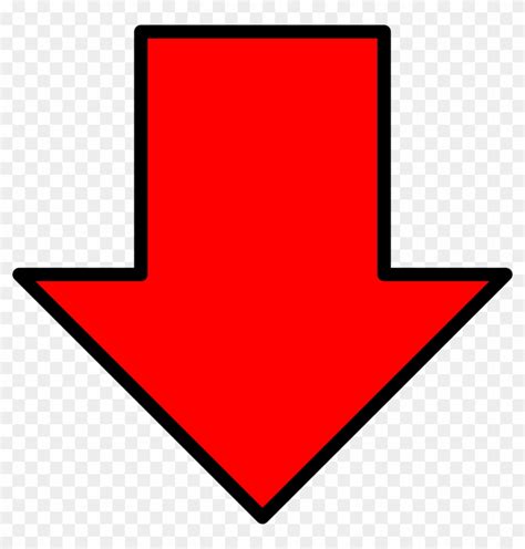 The Bearish Signal: Red Arrow Down