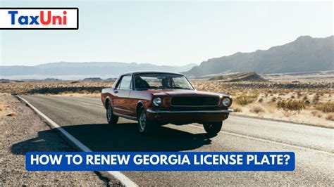Easy Guide to Renew Georgia Registration