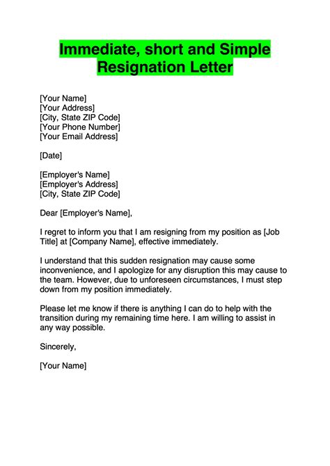 The Ultimate Guide: Perfecting Your Resignation Letter