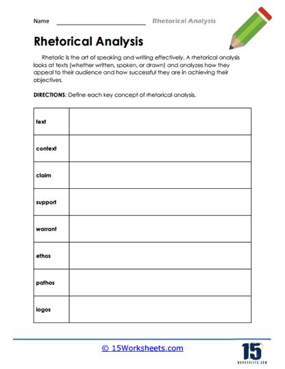 Rhetorical Analysis Worksheets 15 Worksheets Com Rhetorical Analysis Worksheets 15 Worksheets Com