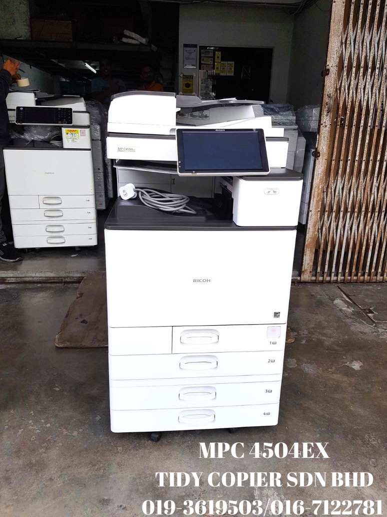 Ricoh Mp C4504ex All In One Colour Copier Machine Computers Tech Printers Scanners Ricoh Mp C4504ex All In One Colour Copier Machine Computers Tech Printers Scanners