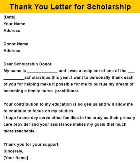 Scholarship Thank You Letter 7 Sample Templates You Should Send Scholarship Thank You Letter 7 Sample Templates You Should Send