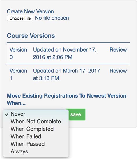 Scorm Cloud Versioning Feature Rustici Software Knowledge Base