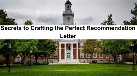 Secrets To Crafting The Perfect Recommendation Letter For Graduate Secrets To Crafting The Perfect Recommendation Letter For Graduate