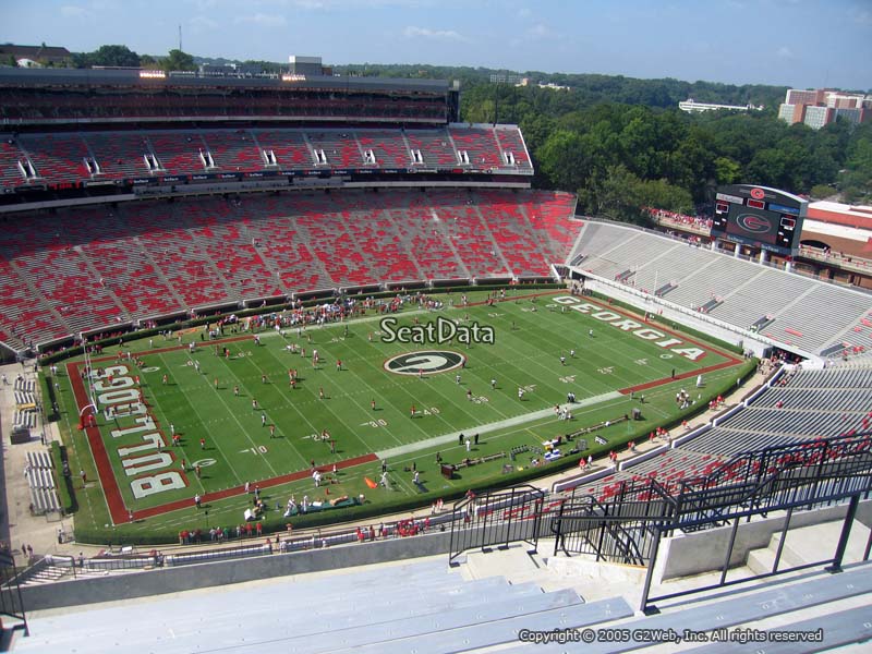 Section 611 At Sanford Stadium Rateyourseats Com Section 611 At Sanford Stadium Rateyourseats Com
