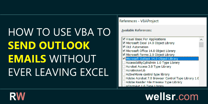 5 Easy Steps to Send Emails from Excel VBA