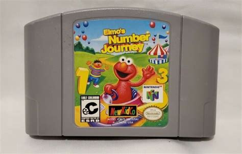 Sesame Street Elmo S Number Journey Nintendo 64 1999 For Sale Online Ebay Sesame Street Elmo S Number Journey Nintendo 64 1999 For Sale Online Ebay