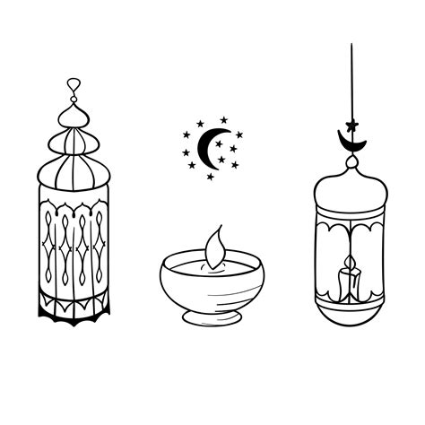 Set F Hand Drawn Islamic Holy Day Clipart Doodle Symbols Of Islam Set F Hand Drawn Islamic Holy Day Clipart Doodle Symbols Of Islam