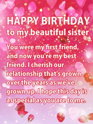 Shining Pink Happy Birthday Wishes Card For Sister Tell Your Sister She S The Shining Spot In Shining Pink Happy Birthday Wishes Card For Sister Tell Your Sister She S The Shining Spot In