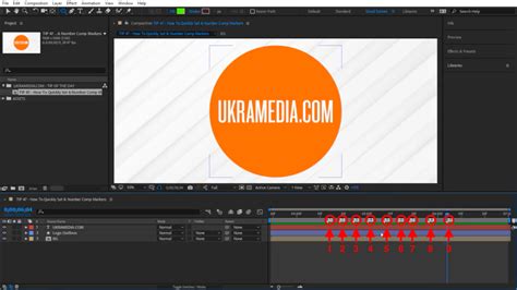 Number Markers: The Ultimate After Effects Shortcut