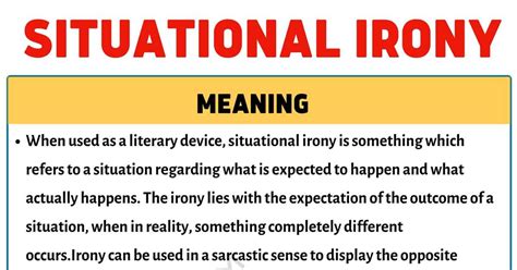 Irony's Unexpected Turns: 5 Definitions
