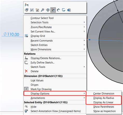 Solidworks 2022 What S New Radius And Diameter Dimensions Solidworks 2022 What S New Radius And Diameter Dimensions