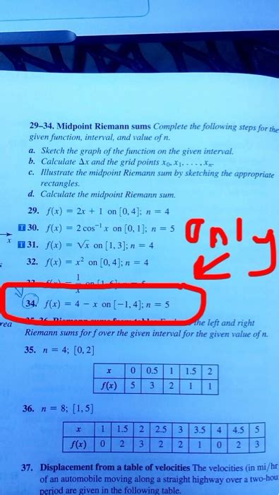 Solved Midpoint Riemann Sums Complete The Following Steps For The Given Solved Midpoint Riemann Sums Complete The Following Steps For The Given