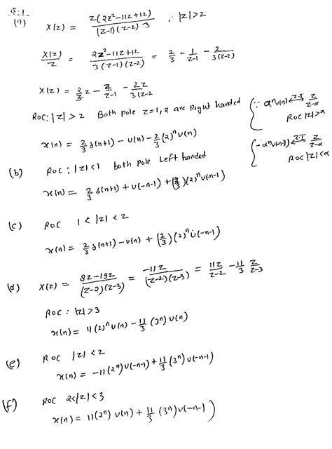 Solved Q 1 Find The Inverse Z Transform By Partial Fraction Expansion Course Hero