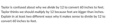 Solved Taylor Is Confused About Why We Divide By 12 To Chegg Com Solved Taylor Is Confused About Why We Divide By 12 To Chegg Com