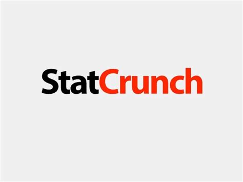 Statcrunch Statcrunch