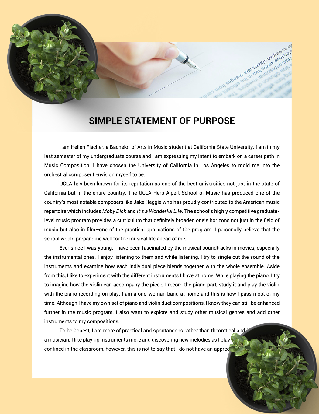 The Ultimate Guide: Statement of Purpose
