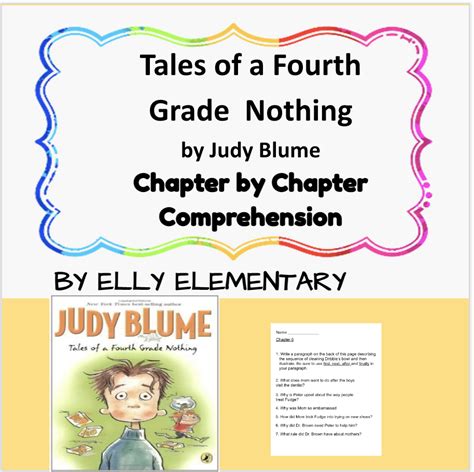 Tales Of A 4Th Grade Nothing By Judy Blume Comprehension Unit Artofit Tales Of A 4Th Grade Nothing By Judy Blume Comprehension Unit Artofit