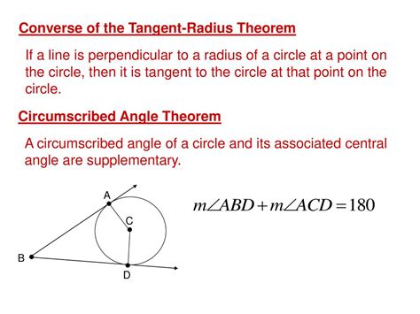 Tangent Lines And Theorems Notes Ppt Download Tangent Lines And Theorems Notes Ppt Download