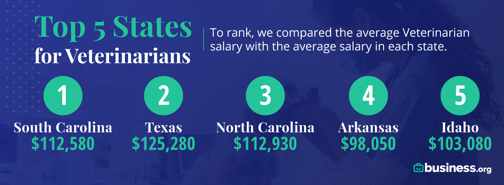 The Best Paying States For Veterinarians In 2021 Business Org The Best Paying States For Veterinarians In 2021 Business Org