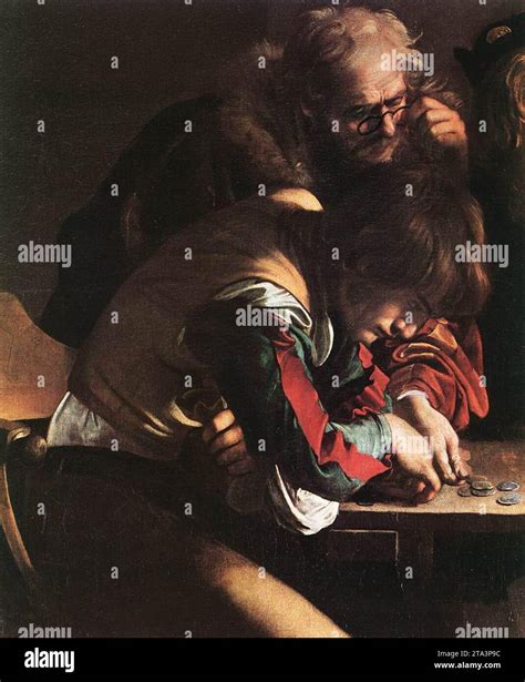 The Calling Of Saint Matthew Detail 1599 1600 By Caravaggio Stock The Calling Of Saint Matthew Detail 1599 1600 By Caravaggio Stock