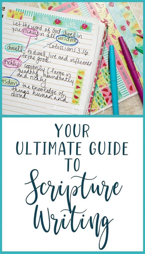The Ultimate Guide To Scripture Writing Hand Writing Bible Verses Hey Creative Sister The Ultimate Guide To Scripture Writing Hand Writing Bible Verses Hey Creative Sister