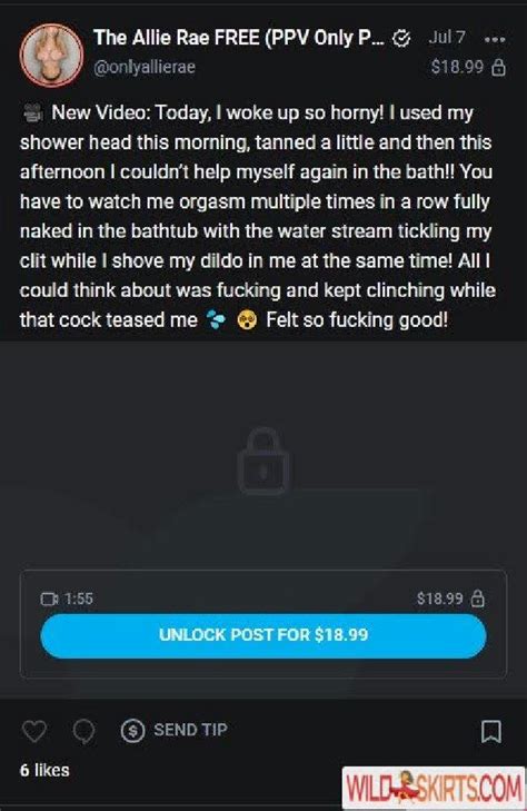 5 Ways: theallierae's OnlyFans Leaked